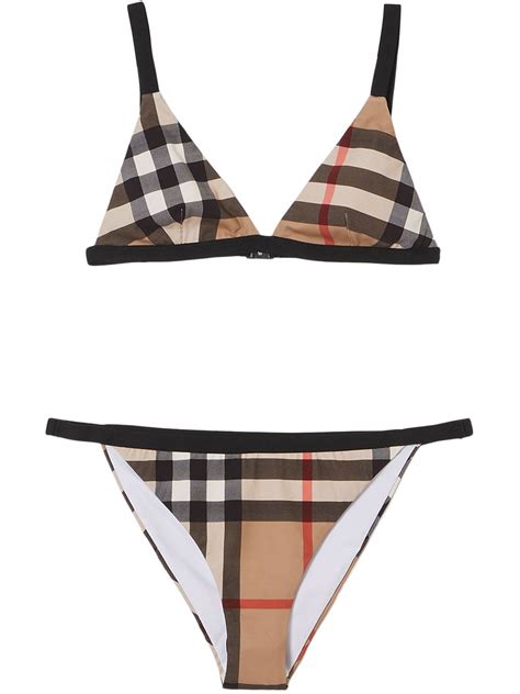 burberry check bikini sale|Burberry bikini model.